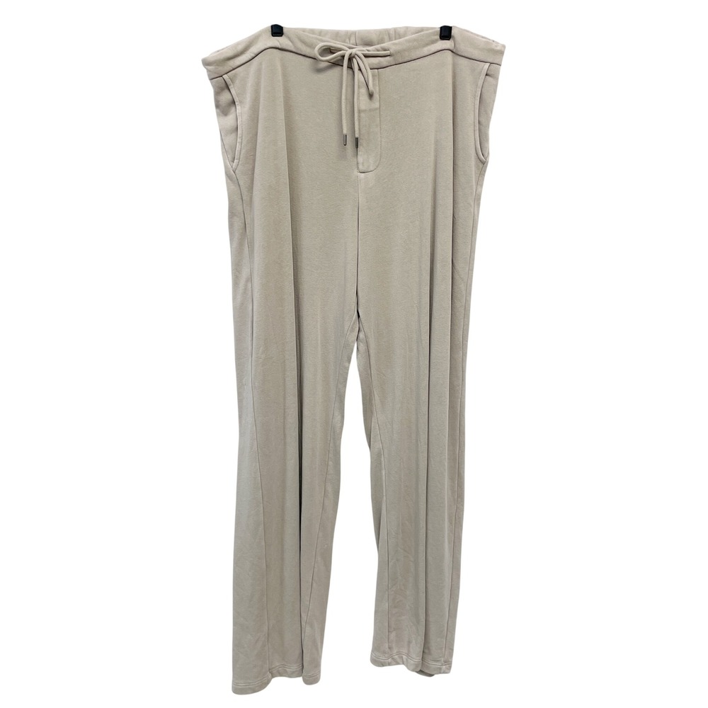 Universal Thread Women's Beige Wide Leg Drawstring Lounge Pants Size XL